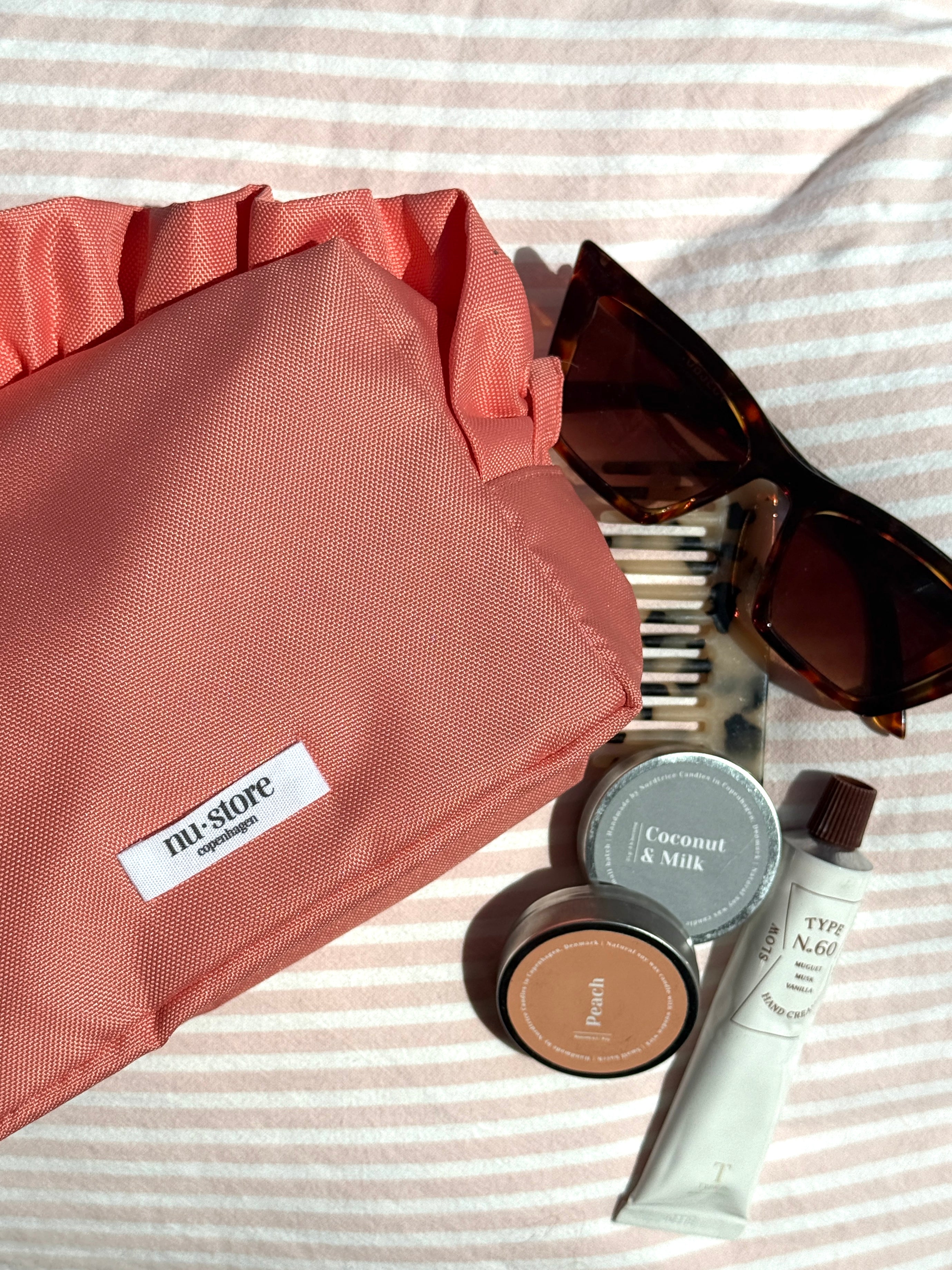 Waterproof Coral Toiletry Bag