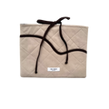 Quilted Beige Chocolate Brown Case (Sample)