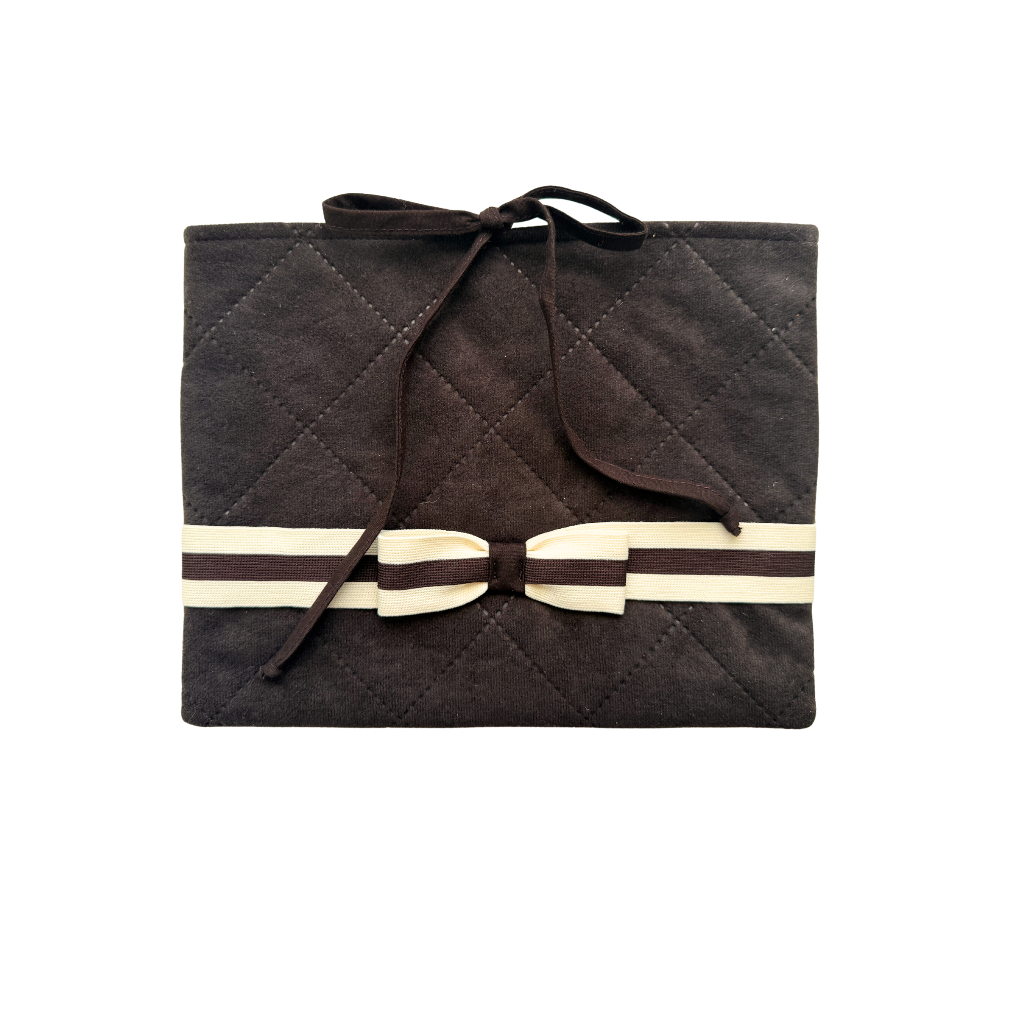 Quilted Chocolate Brown Case (Sample)