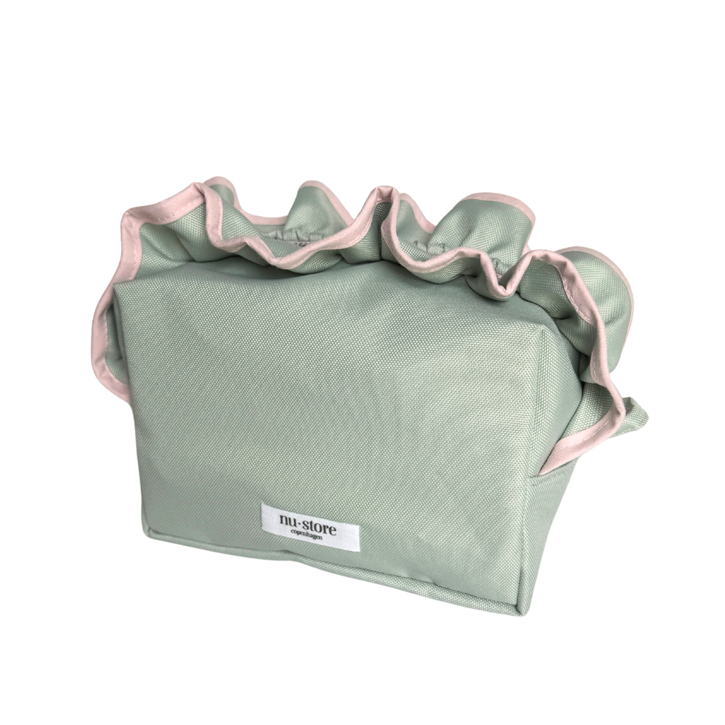 Waterproof Light Sage Baby Pink Toiletry Bag